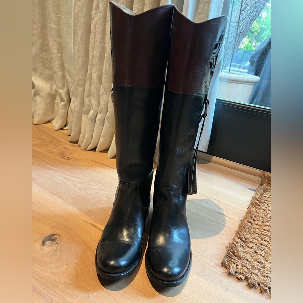 Frye Melissa Multi Leather Boots brand new with tags - Picture 3 of 8